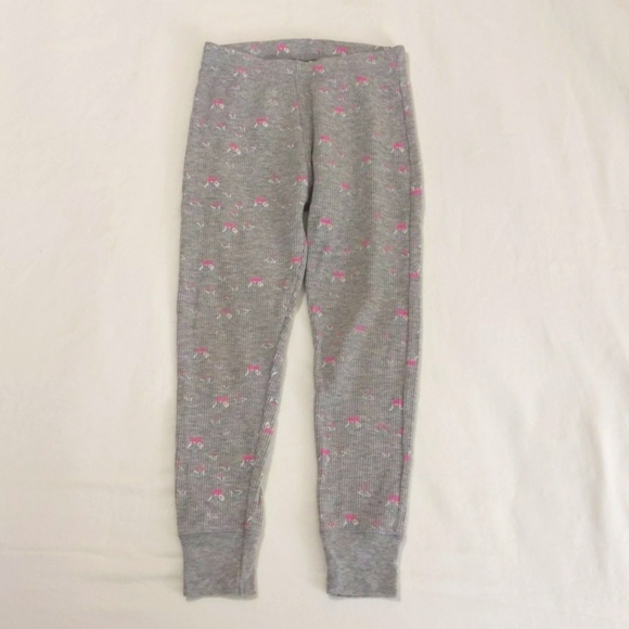 athletic works thermal waffle knit matching base layer pajamas set size XS girls - Picture 5 of 7